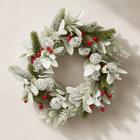 Three Kings Christmas Wreaths Three Kings FrostBerry Christmas Wreath – 40cm