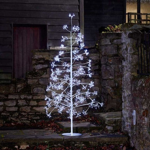 Three Kings Twig Trees Three Kings Frosted Twinkling LED Tree Cool White Large 1.8m