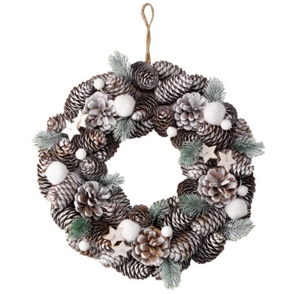 Three Kings Wreaths & Garlands Three Kings FrostPine Wreath 50cm