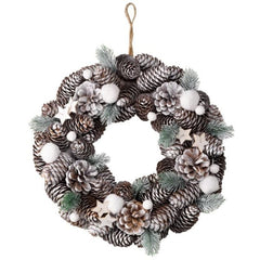 Three Kings Wreaths & Garlands Three Kings FrostPine Wreath 50cm