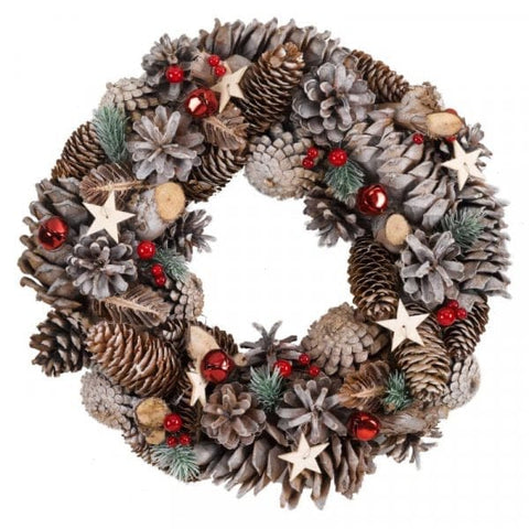 Three Kings Wreaths & Garlands Three Kings FrostStar Wreath 36cm