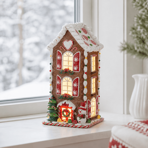 Three Kings Gingerbread Houses Three Kings Frosty Gingerbread Candy Home – 29 x 14cm