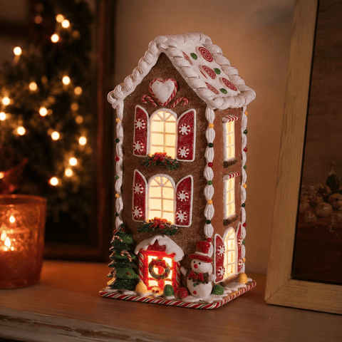 Three Kings Gingerbread Houses Three Kings Frosty Gingerbread Candy Home – 29 x 14cm
