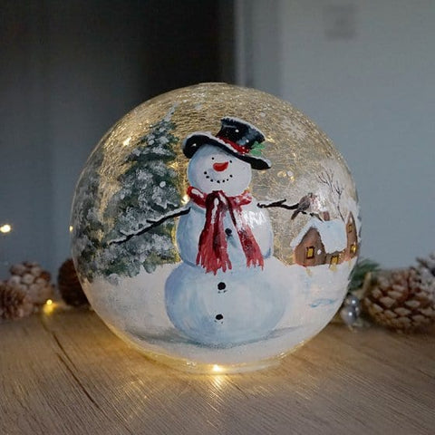 Three Kings Snow Globes Three Kings Frosty Light Sphere 20cm