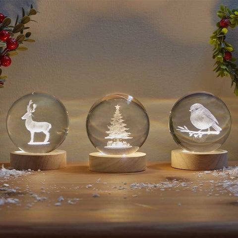 Three Kings LED Orbs & Globes Three Kings FSC1 InLit GloBall – Tree