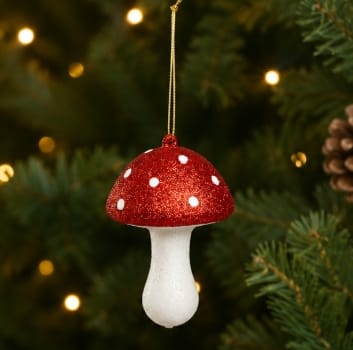 Three Kings Hanging Decor Three Kings Funghi Tree Decoration – Mushroom Design