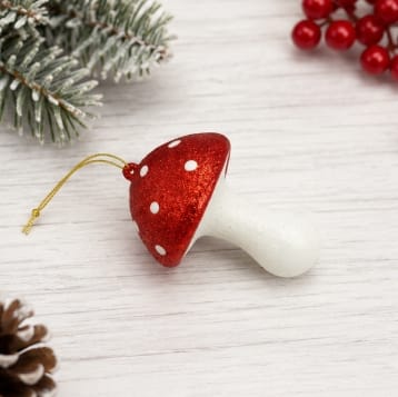 Three Kings Hanging Decor Three Kings Funghi Tree Decoration – Mushroom Design