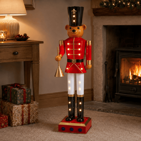 Three Kings Nutcrackers Three Kings Giant Teddy Cracker Nutcracker Decoration – 1.2m