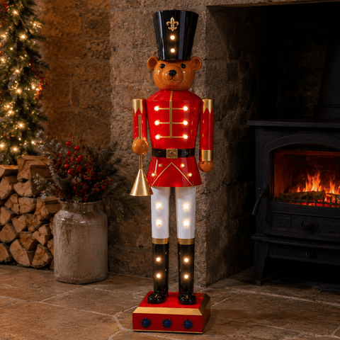 Three Kings Nutcrackers Three Kings Giant Teddy Cracker Nutcracker Decoration – 1.2m