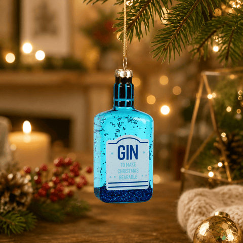 Three Kings Hanging Decor Three Kings Gin Bottle Pendant Christmas Decoration