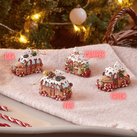 Three Kings Gingerbread Candy Cars Assorted Designs
