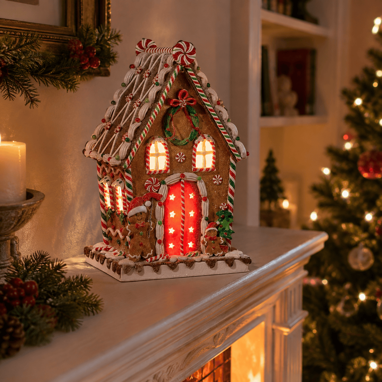 Three Kings Models & Scenes Three Kings Gingerbread Candy Lodge – 26 x 13cm