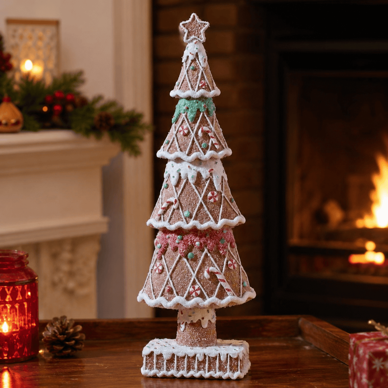 Three Kings Models & Scenes Three Kings Gingerbread Christmas Tree – 30cm