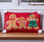 Three Kings Christmas Decor Three Kings Gingerbread Family Cushion