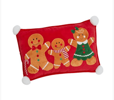 Three Kings Christmas Decor Three Kings Gingerbread Family Cushion