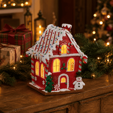 Three Kings Gingerbread Houses Three Kings Gingerbread Frosty Candy Cabin – 20 x 14cm