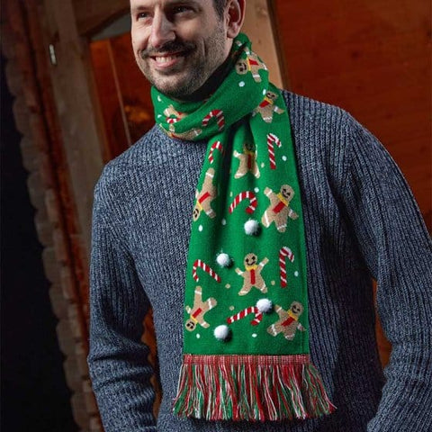 Three Kings Xmas Apparel Three Kings Gingerbread Luxury Scarf