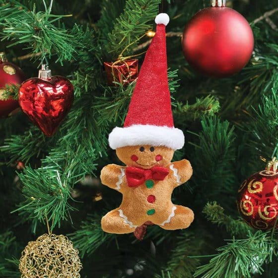Three Kings Gingerbread Plushies Three Kings Gingerbread Man Plush Pendant