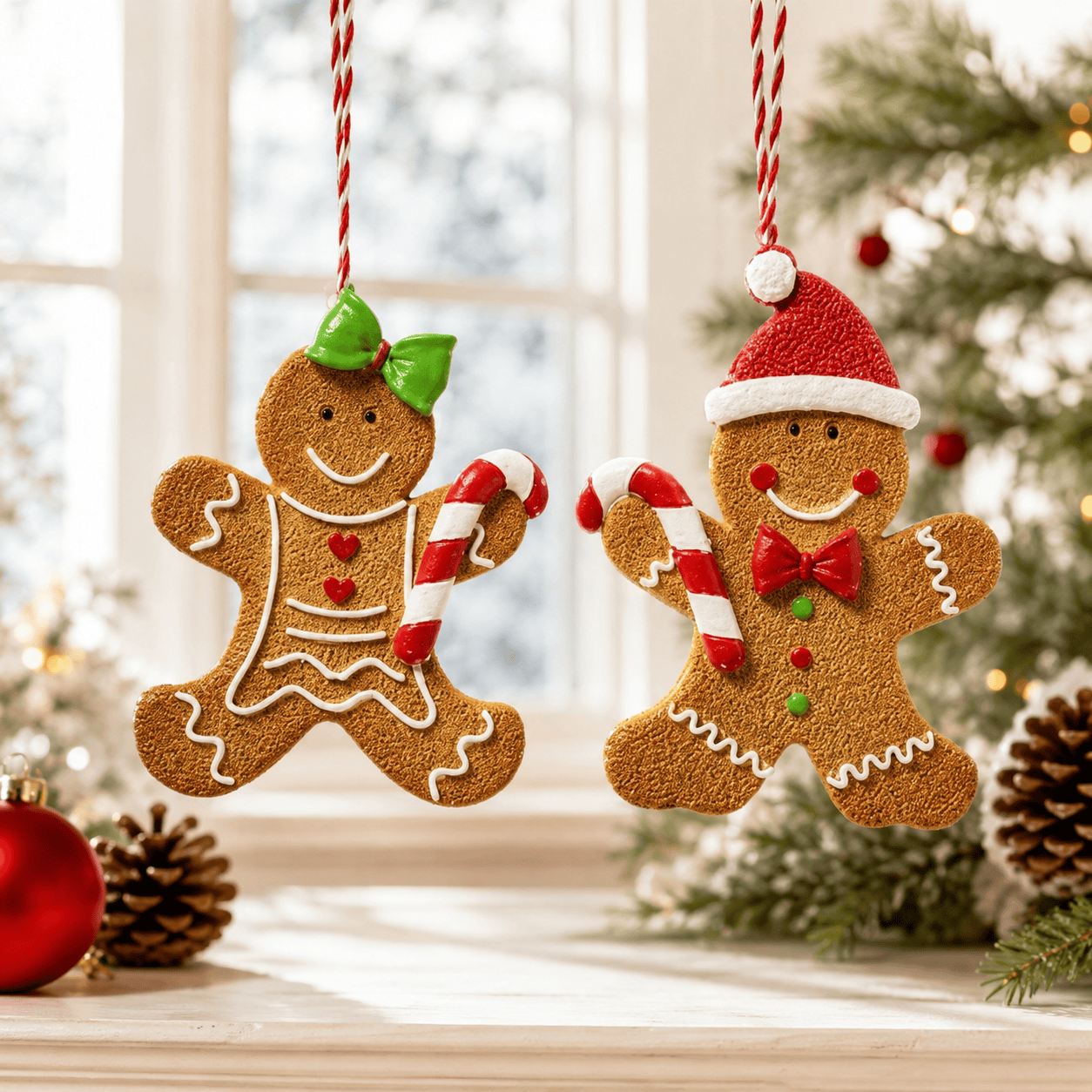 Three Kings Hanging Decor Three Kings Gingerbread Pendant