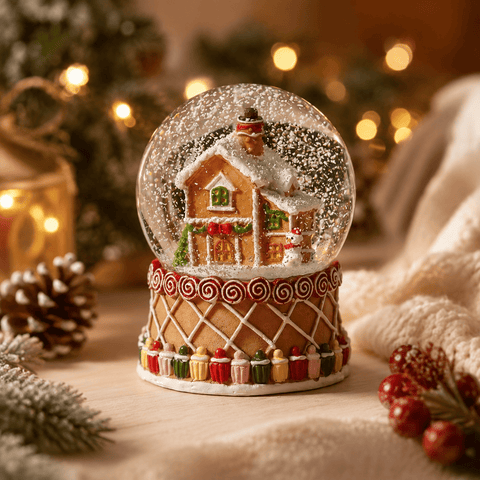 Three Kings Snow Globes Three Kings  Gingerbread SnowSphere 6cm - Assorted Designs