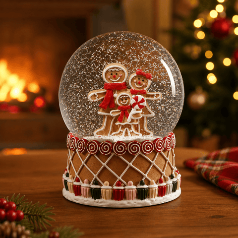Three Kings Snow Globes Three Kings  Gingerbread SnowSphere 6cm - Assorted Designs