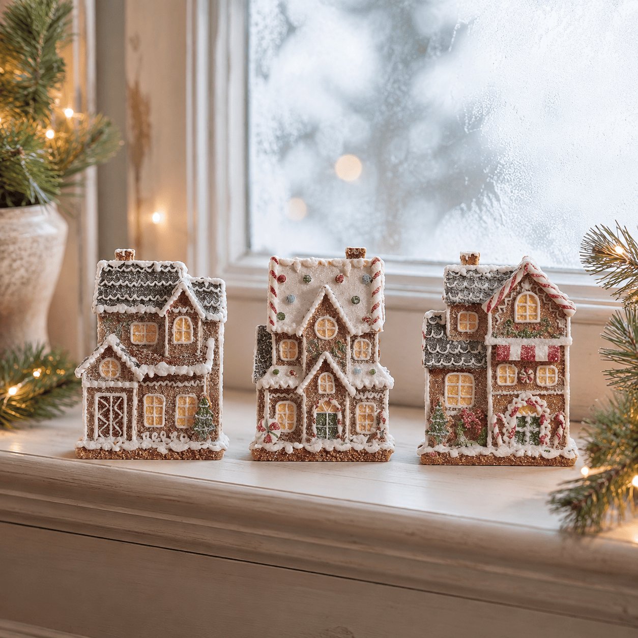 Three Kings Models & Scenes Three Kings Gingerbread Town House – 3 Assorted Designs