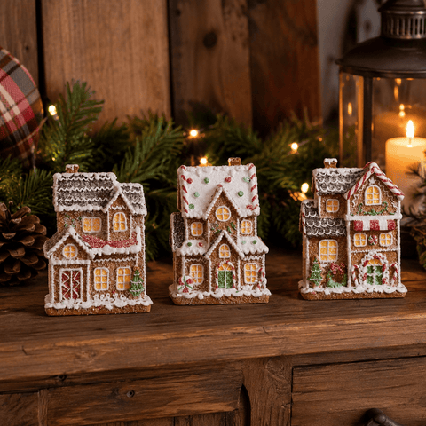 Three Kings Models & Scenes Three Kings Gingerbread Town House – 3 Assorted Designs