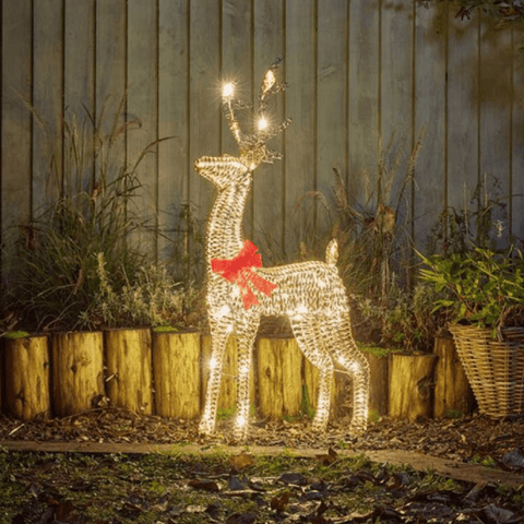 Three Kings Christmas Lit Decor Three Kings GlitterTwist Lit Reindeer