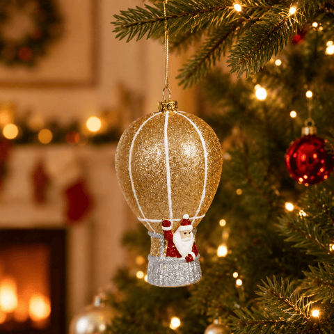 Three Kings Hanging Decor Three Kings Gold Balloon Santa Pendant Christmas Decoration
