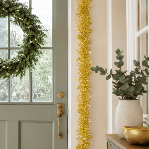 Three Kings Tinsel Three Kings Gold X-Bling! Tinsel Bauble Streamer – 2m