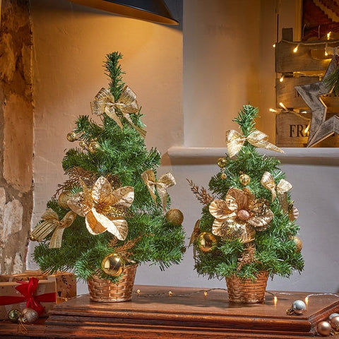 Three Kings Christmas Tree Three Kings Golden Fir Christmas Tree – 40cm