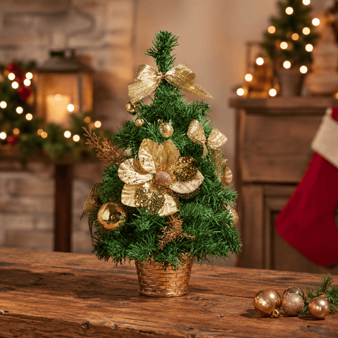 Three Kings Christmas Tree Three Kings Golden Fir Christmas Tree – 40cm