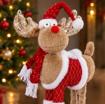 Three Kings Plushies Three Kings Golden Rudolph Plush Toy