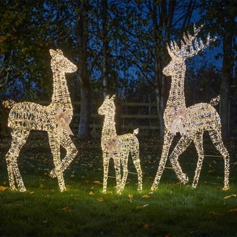 Three Kings LED Deer Three Kings GoldTwist Fawn