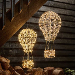 Three Kings Christmas Lit Decor Three Kings GoldTwist Hot Air Balloon