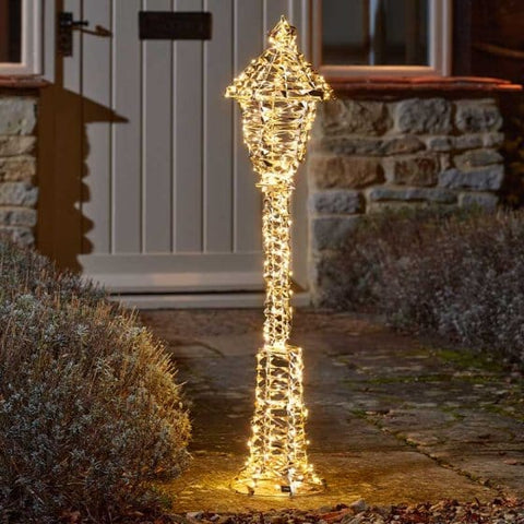 Three Kings Christmas Lit Decor Three Kings GoldTwist Lamp Post