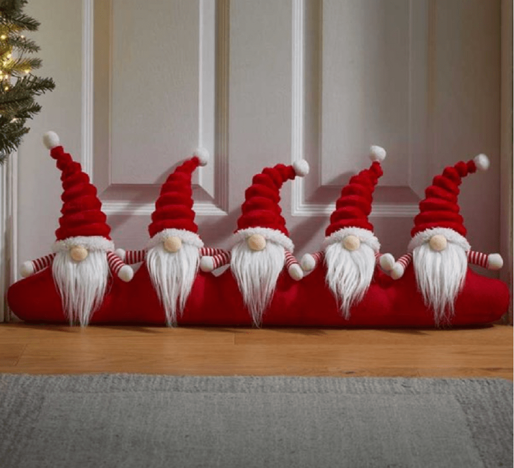 Three Kings Christmas Decor Three Kings Gonk Draught Excluder Red