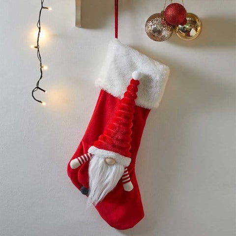 Three Kings Stockings Xmas Three Kings Gonk Stocking Red
