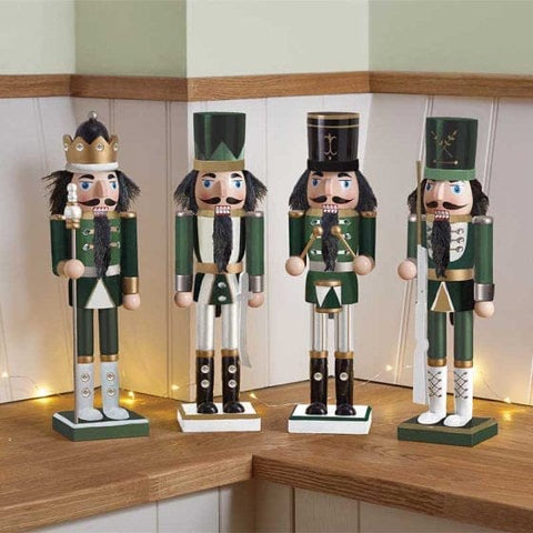 Three Kings Green Grenadiers Nutcracker