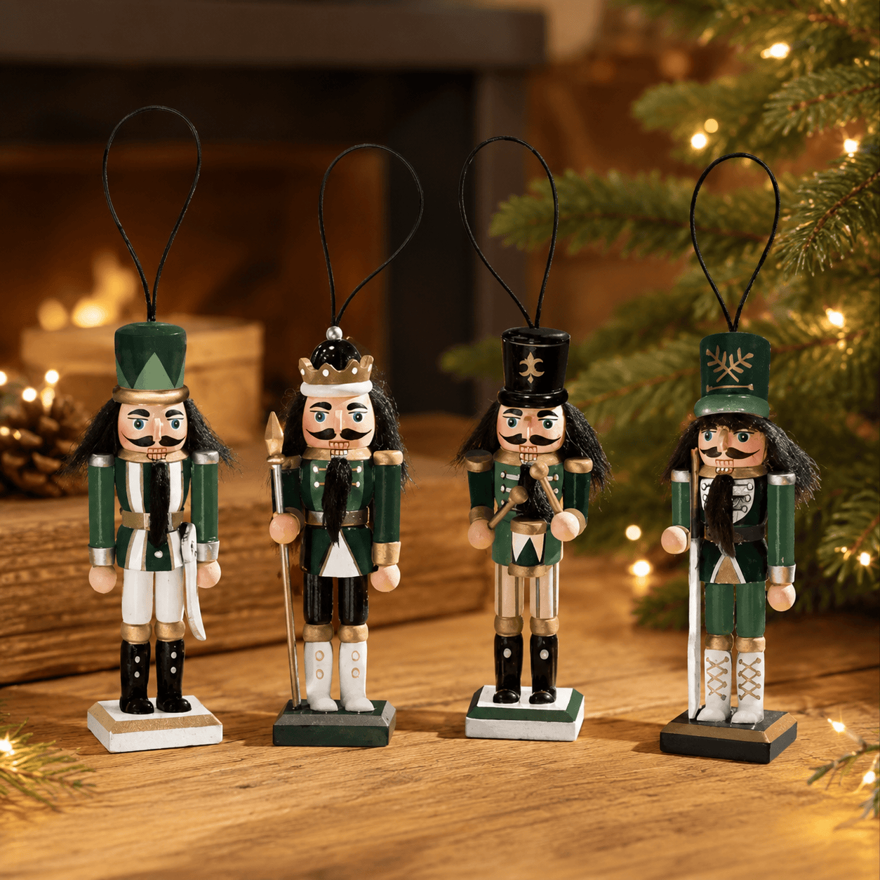 Three Kings Nutcrackers Three Kings Green Grenadiers Nutcracker Pendant