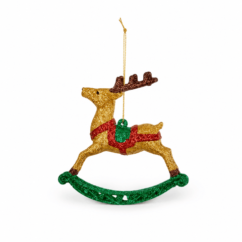 Three Kings Hanging Decor Three Kings Hanging Rocking Reindeer Pendant