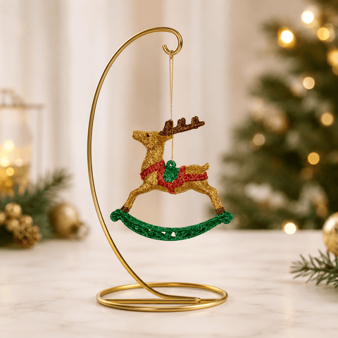 Three Kings Hanging Decor Three Kings Hanging Rocking Reindeer Pendant