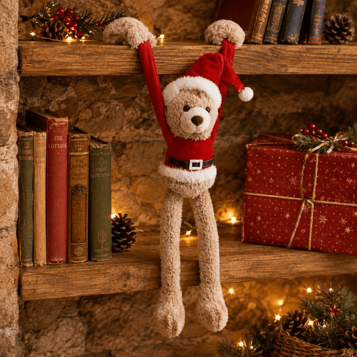Three Kings Teddy Bears Three Kings Hanging Teddy Bear Santa Christmas Decoration