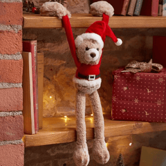 Three Kings Christmas Lit Decor Three Kings Hanging Teddy Bear Santa