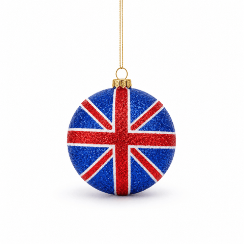 Three Kings Hanging Decor Three Kings Hanging Union Jack Bauble Pendant – 10cm