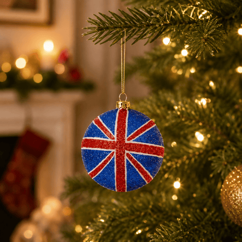 Three Kings Hanging Decor Three Kings Hanging Union Jack Bauble Pendant – 10cm