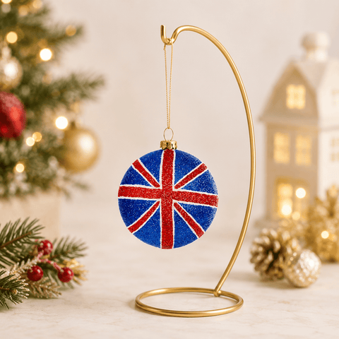 Three Kings Hanging Decor Three Kings Hanging Union Jack Bauble Pendant – 10cm