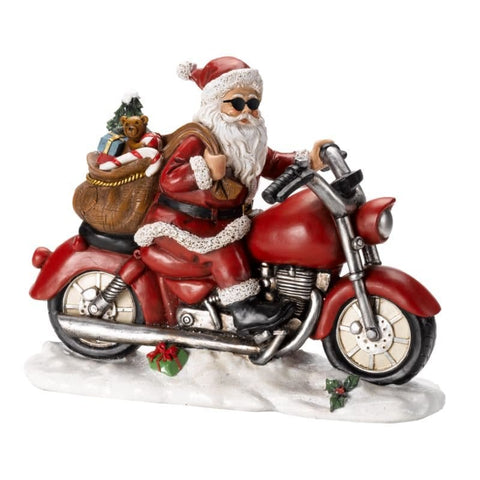 Three Kings Models & Scenes Three Kings 'Happy Rider' Santa Christmas Figurine