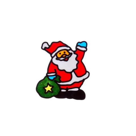 Three Kings Window Stickers Xmas Three Kings Hello Santa Window Sticker 20cm