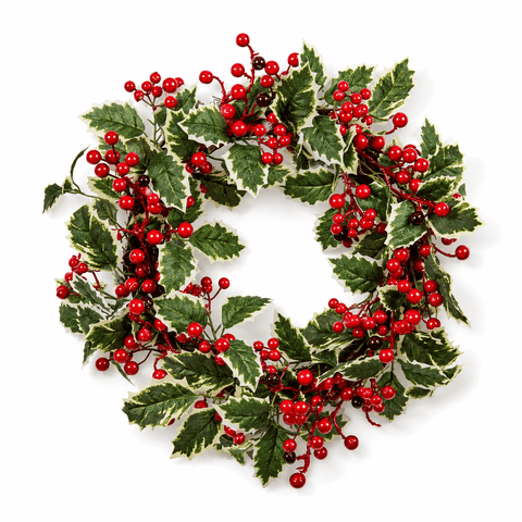 Three Kings Christmas Wreaths Three Kings HollyBerry Christmas Wreath – Assorted Sizes